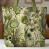 PASTEL FLOWERS WZ. 30 / lime cream - tkanina wodoodporna