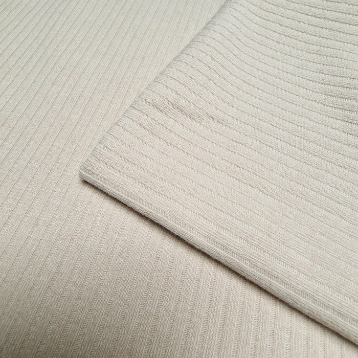 Ribbed Knit HARMONIA 260g - Light beige (D-55)