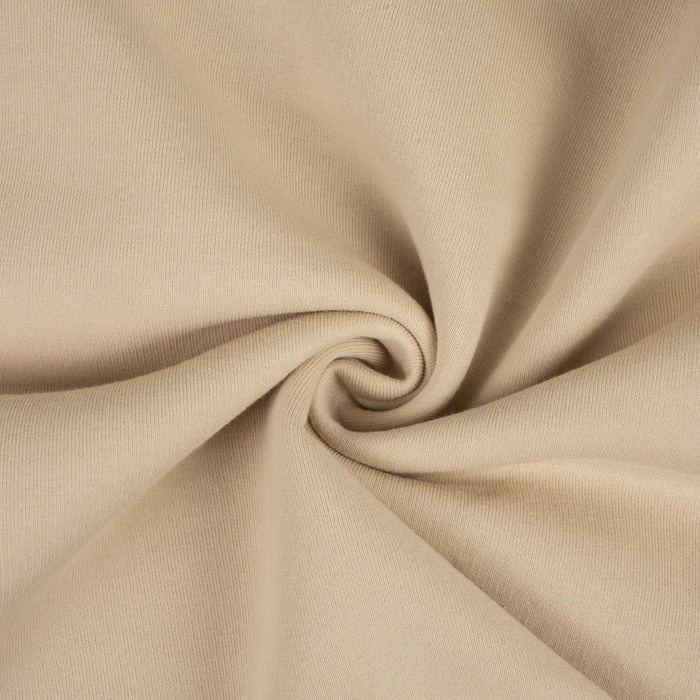 D-115 BEIGE - thick brushed sweatshirt D300