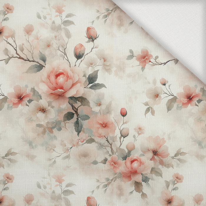 PASTEL FLOWERS WZ. 26 - Webware für Tischdecken