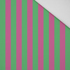 PINK-GREEN STRIPES - Panama 220g
