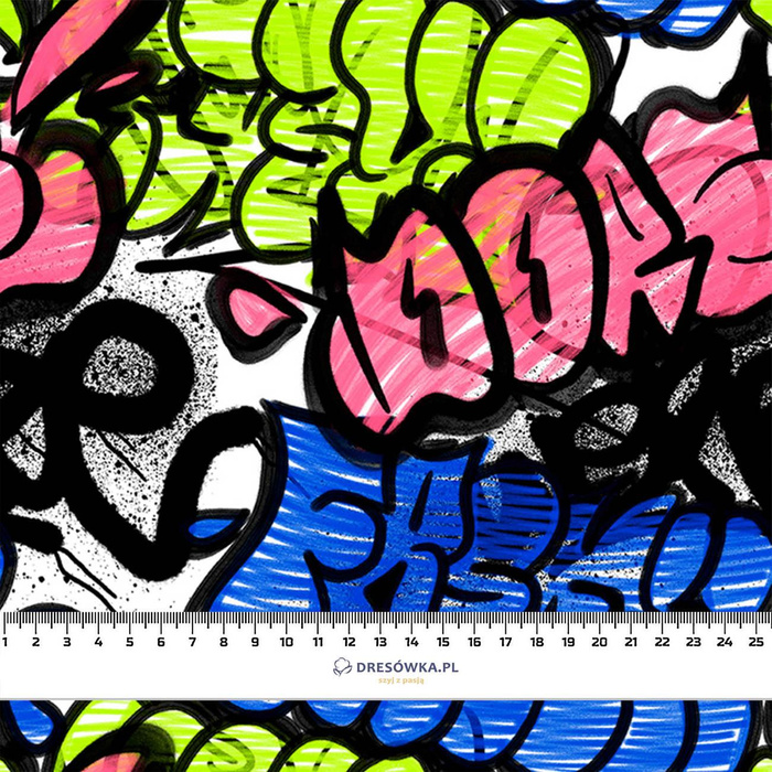 STREET ART pat. 2 - looped knit fabric