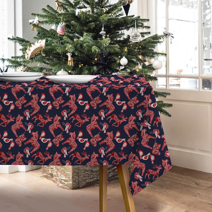 ZIMOWE ZWIERZĘTA WZ. 2 (NORDIC CHRISTMAS) - dzianina drapana z elastanem ITY