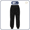JOGGERY DAMSKIE (NOEMI) - BETON / czarny - zestaw do uszycia L