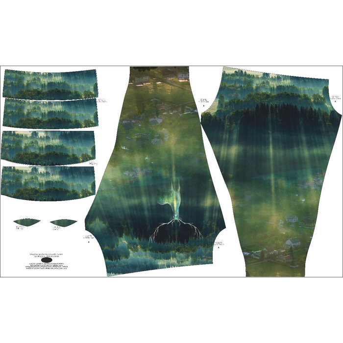 SPORTS LEGGINGS - JELNIK BEAST - sewing set