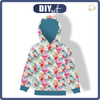 KINDER HOODIE (ALEX) - WILDROSE M.3 (AUF DER WIESE) - Sommersweat (146/152)