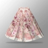 WATERCOLOR FLOWERS Vz. 6 - panel kalhot "MAXI" - Viskózový jersey