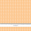 BUBBLED / peach - Waterproof woven fabric