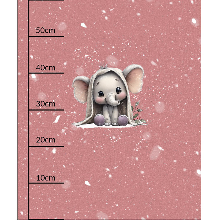 WINTER ANIMALS wz.16 - panel (60cm x 50cm) teplákovina