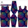 PENCIL DRESS (ALISA) - MANDALA pat. 4 - sewing set L
