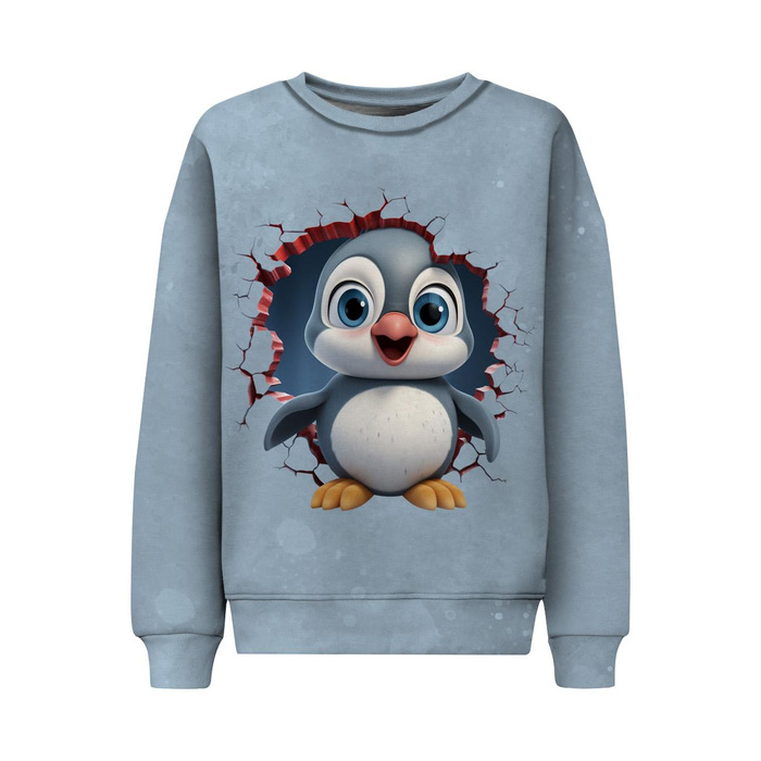 DRES DZIECIĘCY (MILAN) - HAPPY PENGUIN - zestaw do uszycia (122/128)