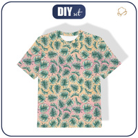 T-SHIRT DZIECIĘCY - TROPIKALNE MONSTERY - single jersey (104/110)