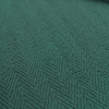 Reversible herringbone French terry - BOTTLE GREEN/ MR 59 - (P290j)