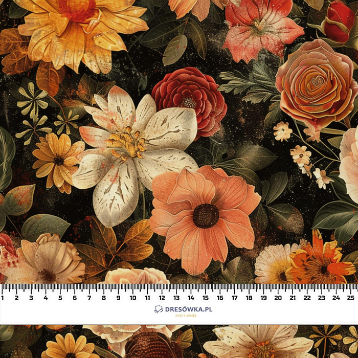 AUTUMN FLOWERS MS. 2 - Single Jersey