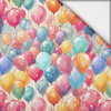 PASTEL BALOONS - lehký, česaný úplet