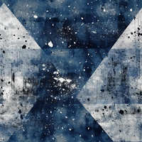 NAVY GRUNGE wz. 9- Upholstery velour