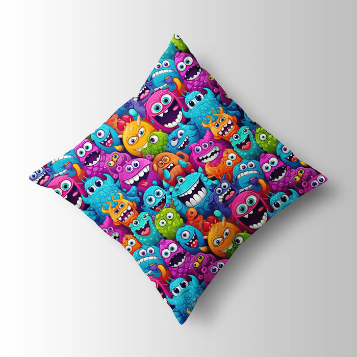 CRAZY MONSTERS M. 3 - Viskose Jersey