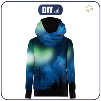 UNISEX HOODIE (HYDRA) - NIGHT SKY - Nähset XL