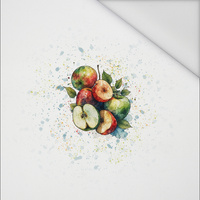 TUTTI FRUTTI APPLES - panel (60cm x 50cm) Waterproof woven fabric