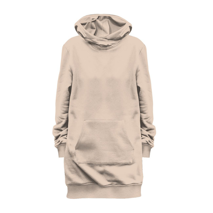 ZESTAW DIY - Bluza kangurka „LUXA” - BISZKOPTOWY/P-03 XS-S