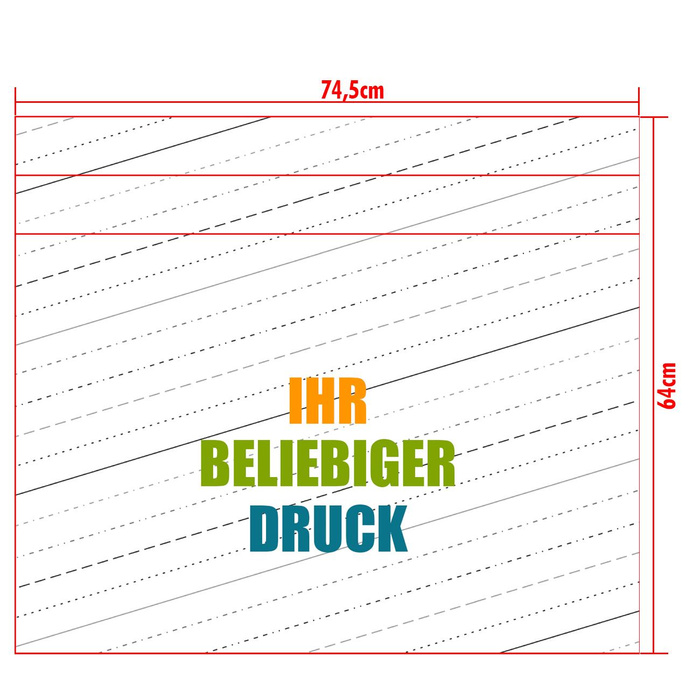 SHOPPER TASCHE - MIT EIGENEM AUFDRUCK - Wasserabweisende Webware - Nähset