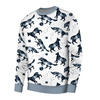 MEN’S SWEATSHIRT (OREGON) BASIC - FOREST ANIMALS (GALACTIC ANIMALS) - sewing set