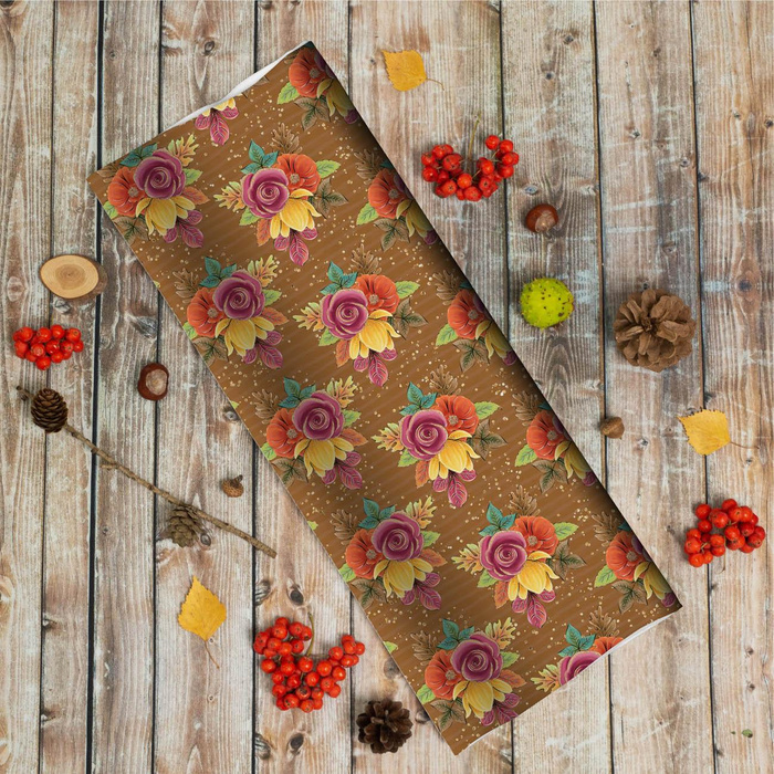 HERBSTSTRAUß / braun (GLITTER HERBST)