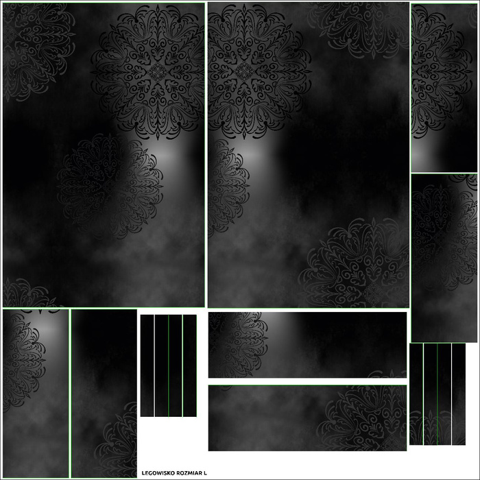 ZVÍŘECÍ POSTEL - MISTY MANDALA - sada siti - L