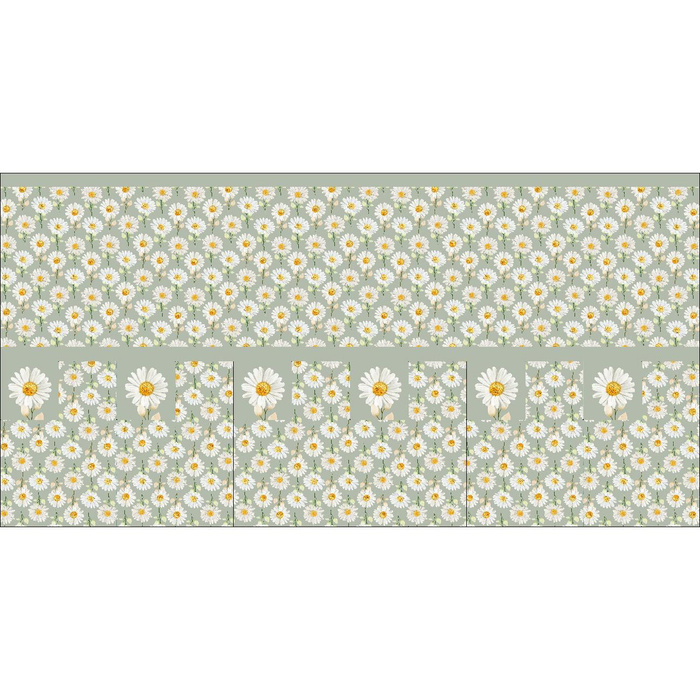 NAPKINS AND RUNNER - DAISIES - sewing set