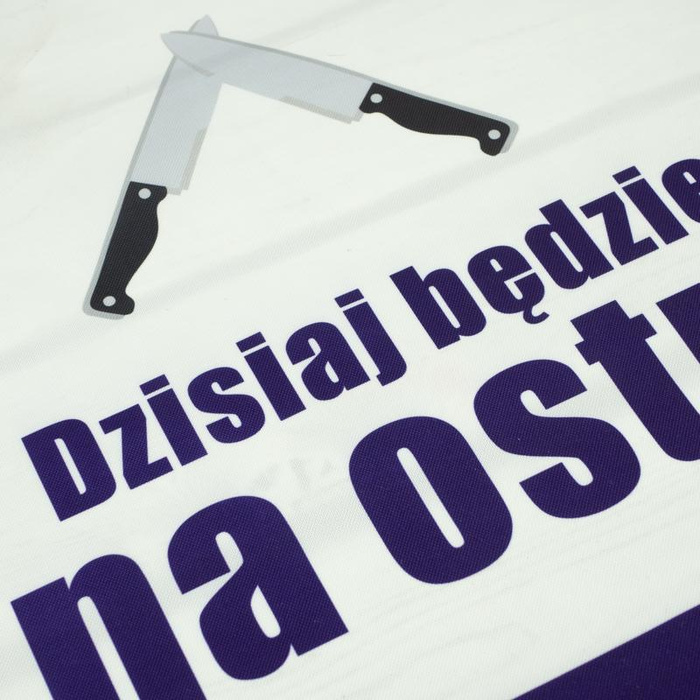 PANEL NA FARTUSZEK - DZISIAJ BĘDZIE NA OSTRO / nóż