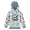 KID'S HOODIE (ALEX) - SPACE CUTIES pat. 12 (CUTIES IN THE SPACE) - looped knit fabric (86/92)