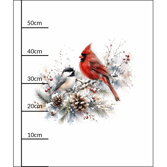 WINTER GARDEN WZ. 14 - panel (60cm x 50cm) Upholstery velour