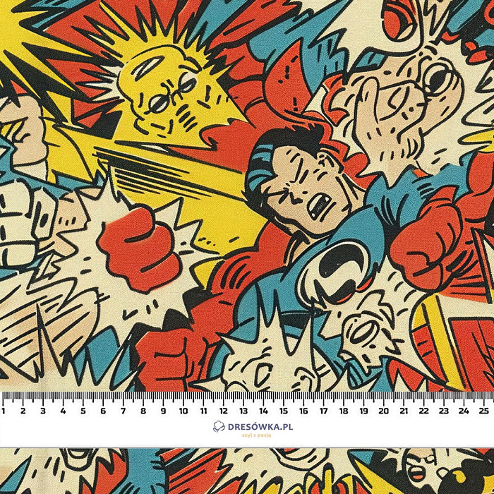 RETRO COMIC Vz.2 - lycra 300g