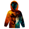 KID'S HOODIE (ALEX) - WOLF / galaxy - sewing set