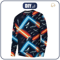 BASIC HERREN SWEATSHIRT (OREGON) - LIGHT RAYS - Nähset XS