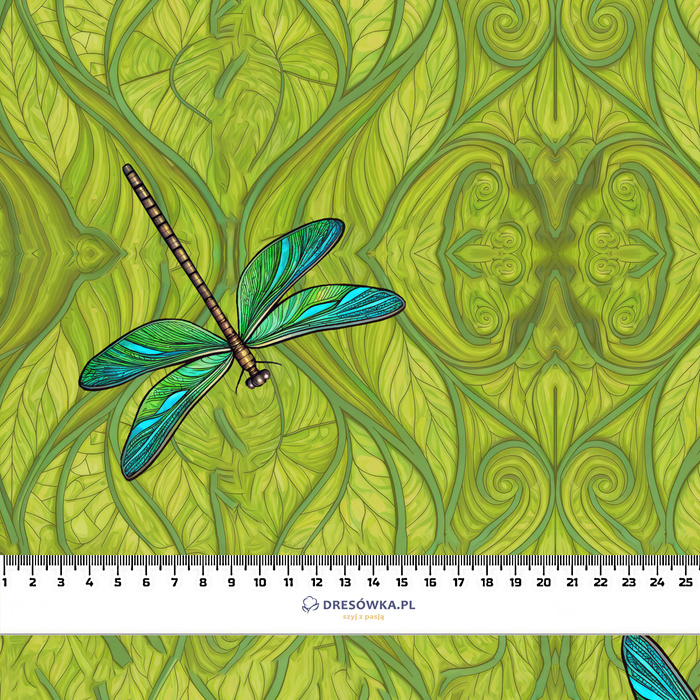 Stained Garden wz. 12 / BACKGROUND - lycra 300g