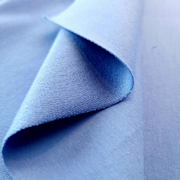 Dresówka pętelkowa PREMIUM - niebieski pudrowy (MUTED BLUE)