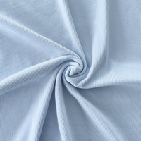 Pletenina žebrovaná - BABY BLUE (D-63)