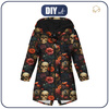 KIDS PARKA (ARIEL) - FLOWERS AND SKULL - sewing set (110/116)