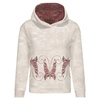 BLUZA DAMSKA (POLA) CLASSIC Z KAPTUREM - MOTYL wz. 7 (BROKATOWE MOTYLE) - dzianina pętelkowa XXXL