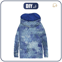 Sweatshirt mit Schalkragen und Fledermausärmel (FURIA) - WINTERZOPF (WINTER IS COMING) - Sommersweat