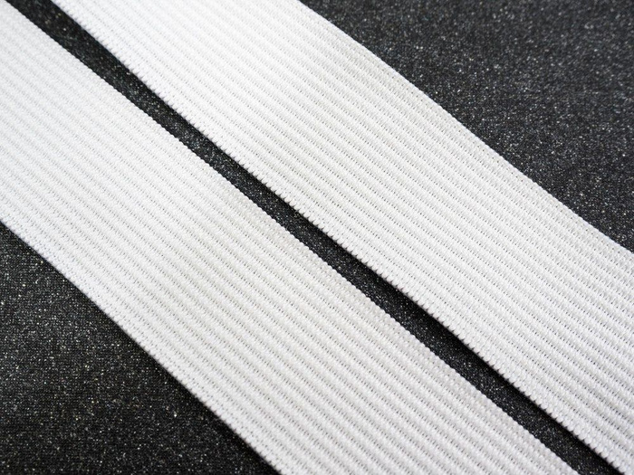 Elastic width - 25mm WHITE