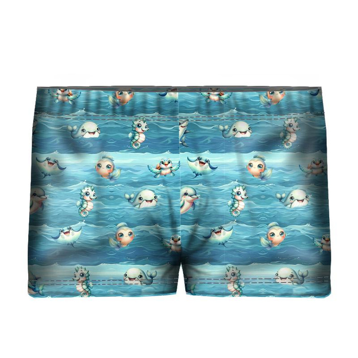 Boy's swim trunks - SEA ANIMALS PAT. 1 122-128