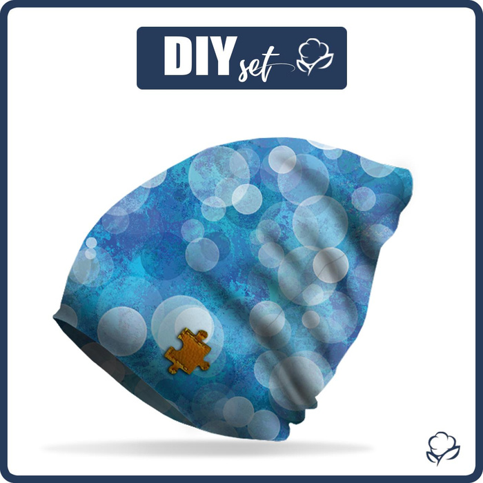 "Beanie" cap - WINTER BOKEH (WINTER IS COMING) 54-56