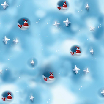 HAPPY CHRISTMAS VZ. 5 - Teplákovina s elastanem