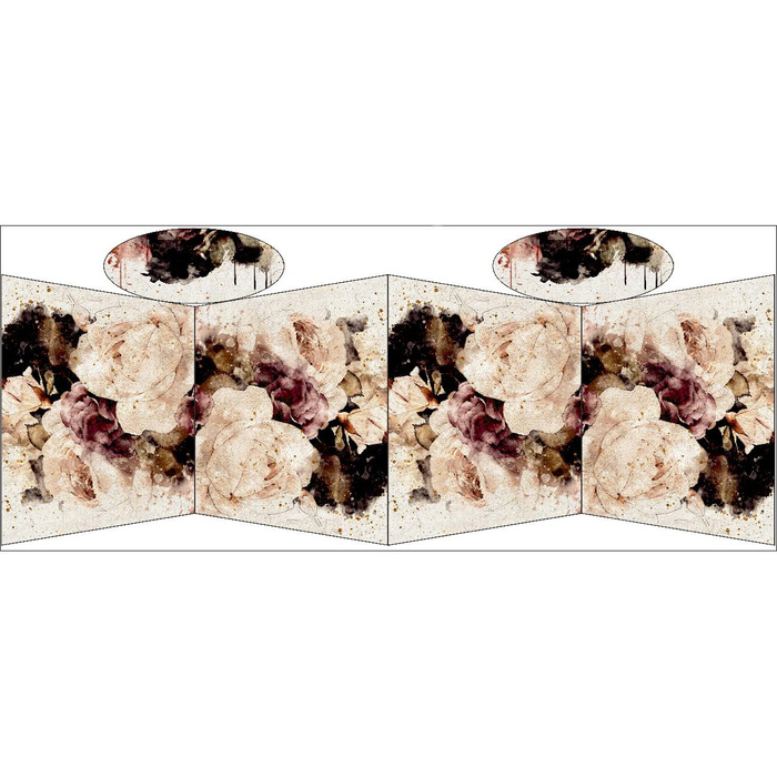 SHOPPER - WATERCOLOR FLOWERS M. 4 - Nähset