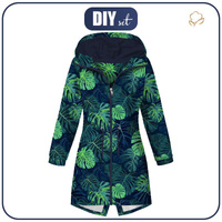 DAMENPARKA (ANNA) - MONSTERA 2.0 / navy - Nähset