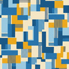 RETRO GEOMETRIC WZ. 3 - Hydrophobic brushed knit