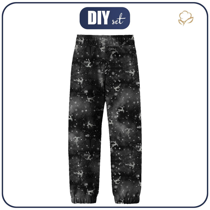 CHILDREN'S SOFTSHELL TROUSERS (YETI) - WINTER GALAXY PAT. 3 - sewing set (146/152)