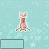 REINDEER  / SNOWFLAKES (CHRISTMAS REINDEERS) - PANORAMIC PANEL 60 cm